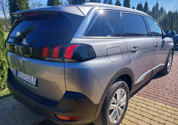 Peugeot 5008 cena 71500 przebieg: 167000, rok produkcji 2018 z Łazy małe 436